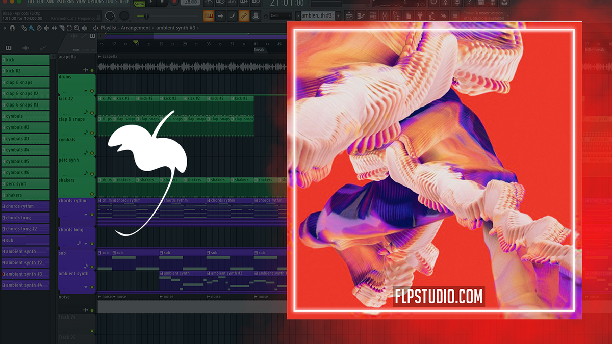 Bicep Apricots FL Studio Remake (Breakbeat) FLP Studio