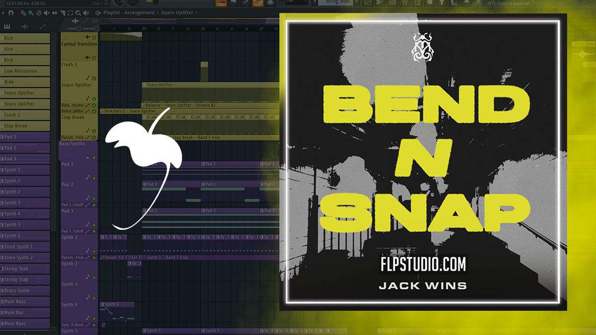 Jack Wins Bend N Snap FL Studio Remake ( Dance Pop) FLP Studio