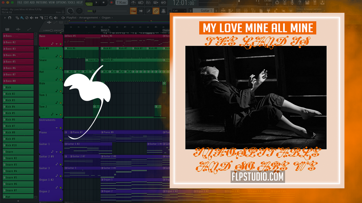 Mitski - My Love Mine All Mine FL Studio Remake (Pop) – FLP Studio