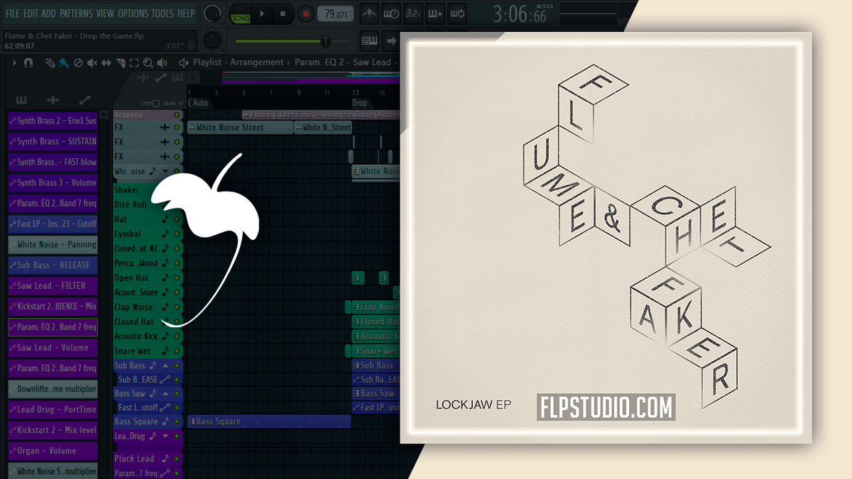 Flume & Chet Faker - Drop the Game FL Studio Remake (Dance) – FLP Studio