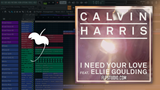 Calvin Harris - I Need Your Love (feat. Ellie Goulding) FL Studio Remake (Dance)