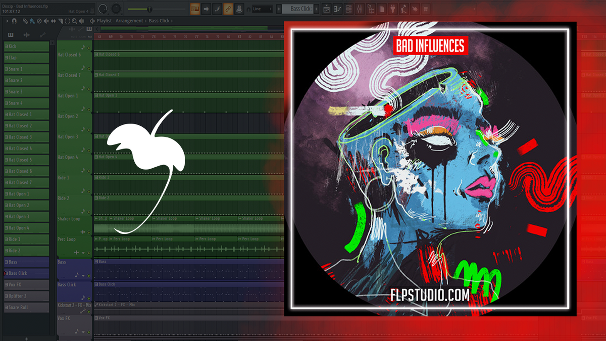 Discip - Bad Influences FL Studio Remake (Tech House) – FLP Studio