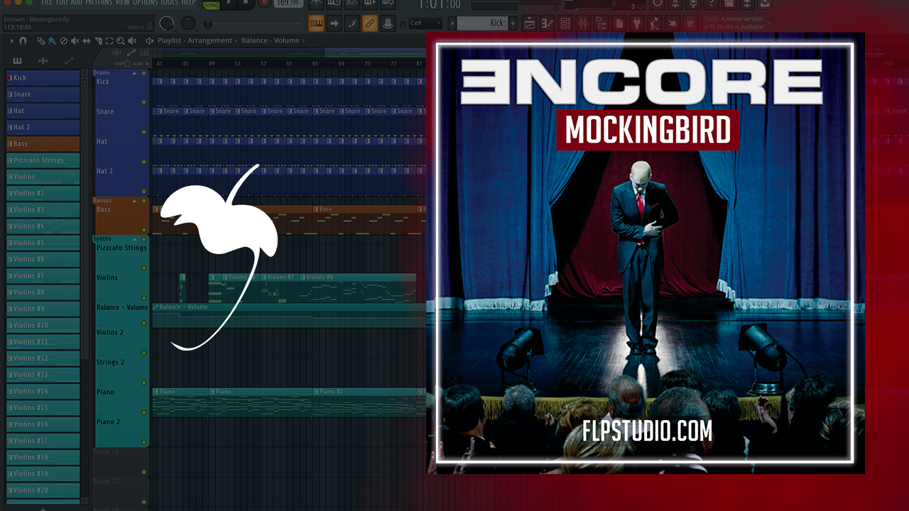 Eminem - Mockingbird FL Studio Remake (Hip-Hop) – FLP Studio