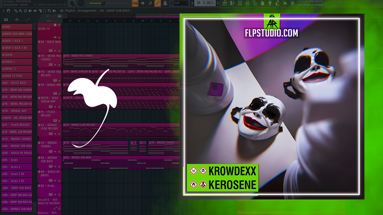 Krowdexx - KEROSENE FL Studio Remake (Techno) – FLP Studio