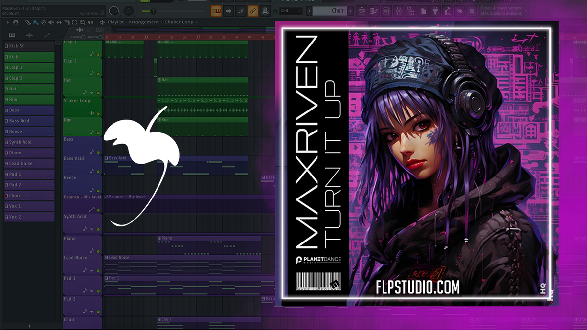 MaxRiven - Turn It Up FL Studio Remake (Eurodance / Dance Pop) – FLP Studio