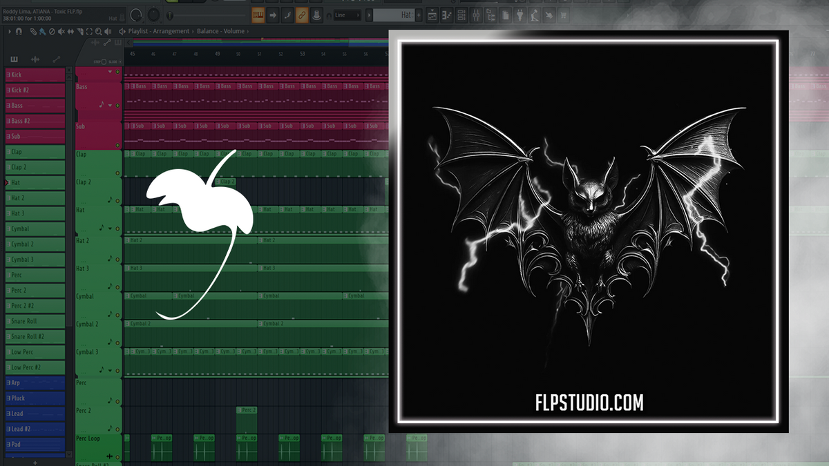 Roddy Lima, ATIANA - Toxic FL Studio Remake (Dance) – FLP Studio