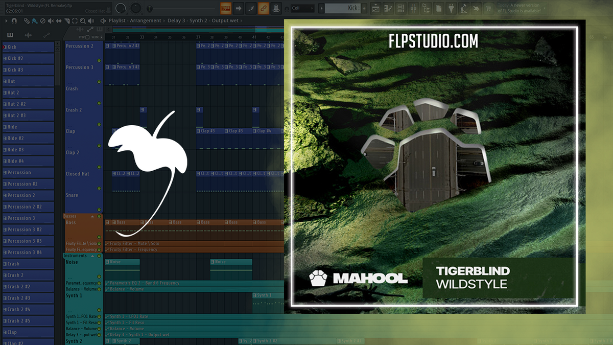 Tigerblind - Wildstyle FL Studio Remake (Mainstage) – FLP Studio