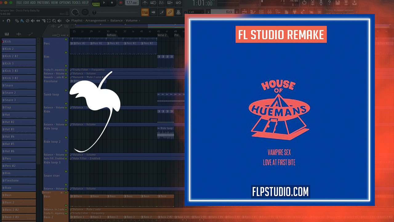 Vampire Sex - Disco Party Baby FL Studio Remake (Tech House) – FLP Studio