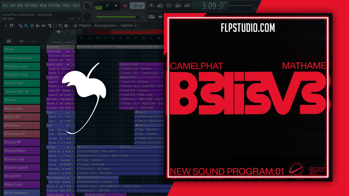 Camelphat Mathame Believe Fl Studio Remake Techno Flp Studio