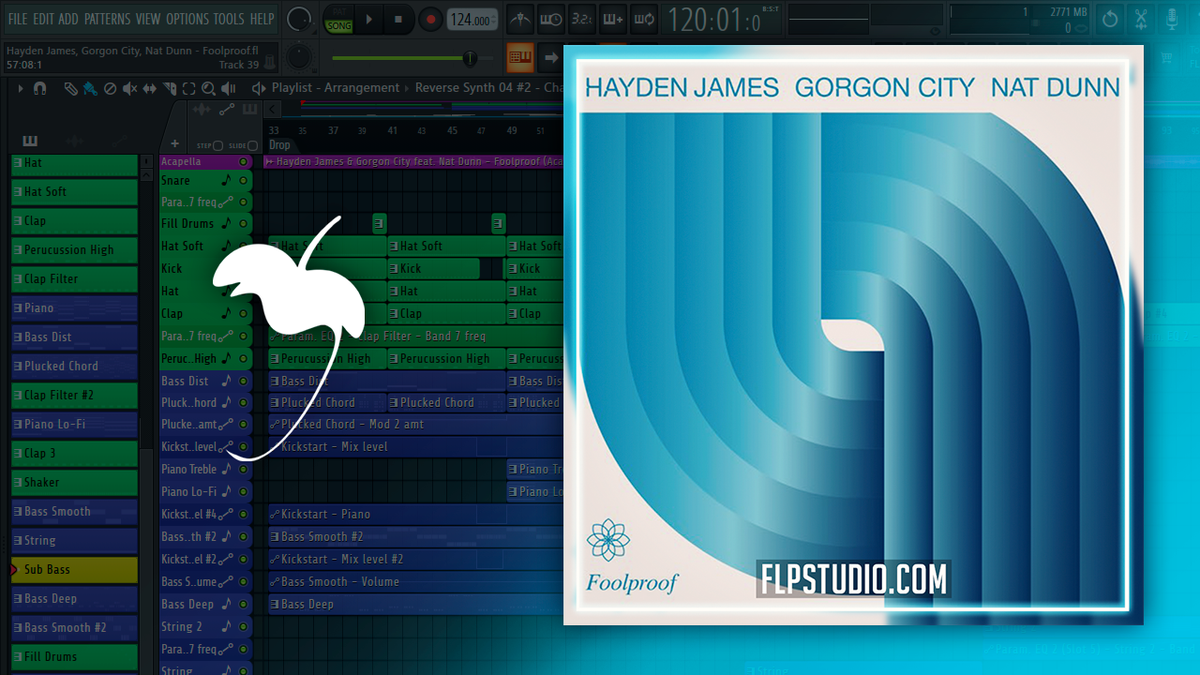 Hayden James, Gorgon City, Nat Dunn - Foolproof FL Studio Remake (Hous ...