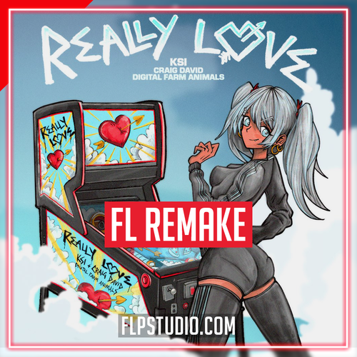 KSI - Really Love (feat. Craig David & Digital Farm Animals) FL Studio Template (Dance)