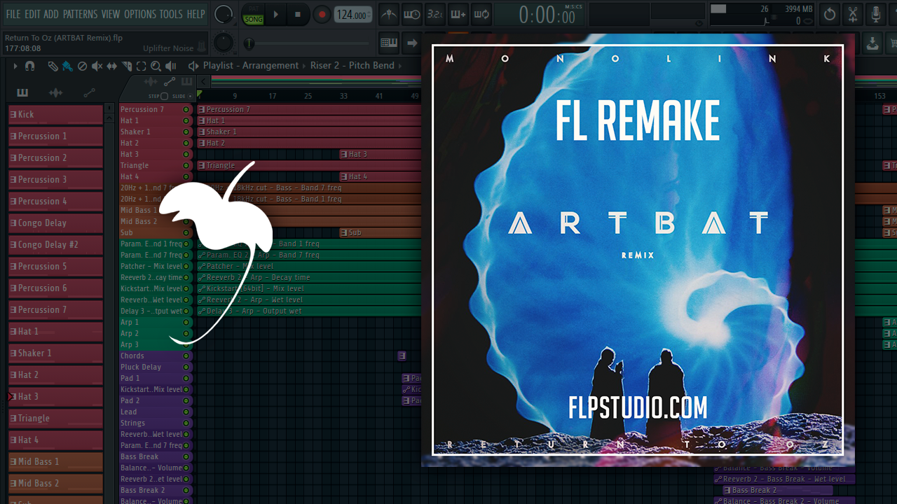 Monolink - Return to Oz ARTBAT Remix Fl Remake (Melodic