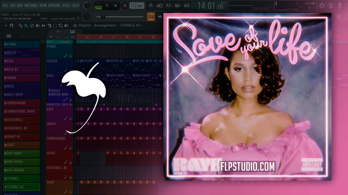 RAYE - Love Of Your Life FL Studio Remake (Pop) – FLP Studio